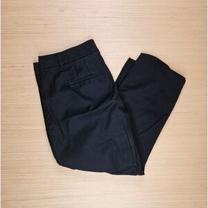 WHBM Pants Womens 8 Black‎ The Straight Crop Stretch Casual 22.5" Inseam